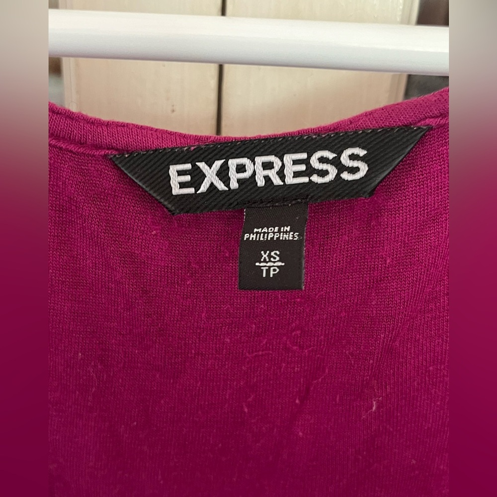 EXPRESS Purple Bodycon Sweater Dress - Size XS